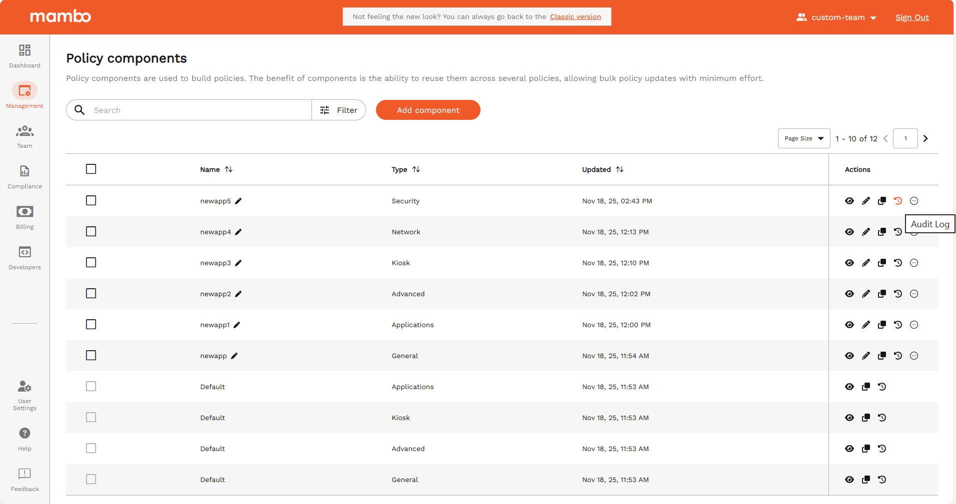 policycomponent-auditlog